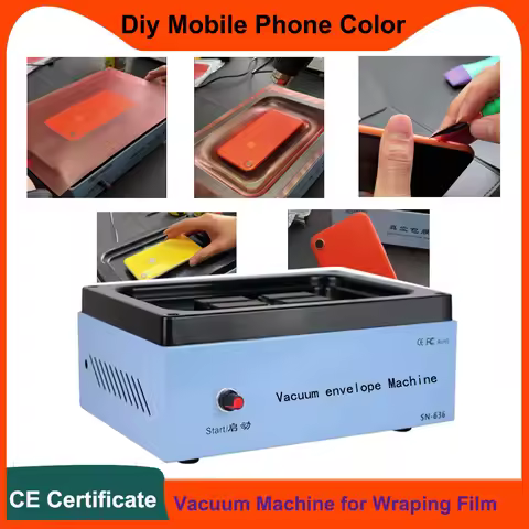 Fonlyu Portable Mobile Phone Vacuum Envelope Machine Mobile Phone Color Changing Full-Cover Film Lam