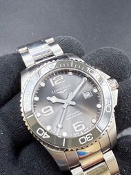 LONGINES 浪琴 深海征服者系列 HydroConquest Ø 43.00 mm 灰色浪鬼 潛水錶 #陶瓷錶圈 🇨🇭
