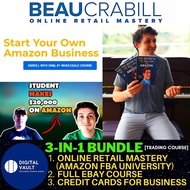 Beau Crabill - 3 Course Bundle [Online Retail Mastery (Amazon FBA) + Full Ebay Course + Credit Cards