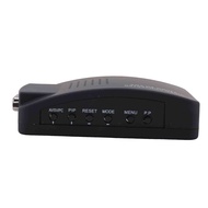 Svideo AV to VGA Converter Adapter Composite AV CVBS in VGA Out 1080P for TV to PC Monitor HDTV Spar