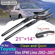 Car Wiper Blade for Toyota Soluna Vios XP40 Limo 2002~2007 2003 2004 2005 2006 Windscreen Windshield