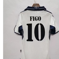 NEW 2025 00-01 Home Jersey 7 Raul Ronaldo Figo Zidane Carlos Classic Vintage Football Jersey origina