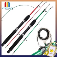 MYRONGMY Spinning Rod, Carbon 2 Sections Fishing Rod, High Quality 107g Lure Weight 1.0m Length Trav