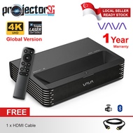 VAVA Chroma VA-SP003 Triple Laser 4K UHD Ultra Short Throw Home Theater Projector, 2500 Ansi Lumens, Home Cinema