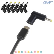 CRAFTML USB C PD to DC Power Connector, 5V 9V 12V Universal Type C to DC Jack Plug, Type-C PD Conver