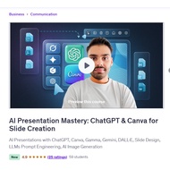 Canva Video Course- AI Presentation Mastery: ChatGPT & Canva for Slide Creation | Learn Canva 2025
