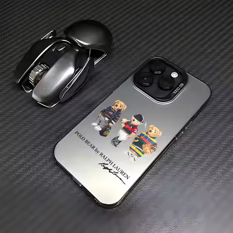 Fashion Bear Y2k Phone Case for Samsung Luxury Galaxy S25 S24 S23 S22 S21 FE Ultra Edge Plus 4G 5G A