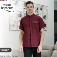 Baju Koko Pria Lengan Pendek Ukuran Jumbo Bahan Cotton Premium