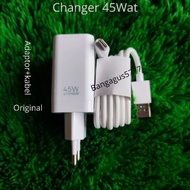 CHANGER OPPO SUPER VOOC ORIGINAL 45W A60 A3 PRO 5G A3X RENO 12F 5G RENO 7 8 8T TYPE C