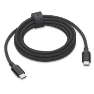 Apple - mophie 240W USB-C 至 USB-C 充電線 (3 米) - 黑色