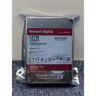 3.5" 12TB Red Plus HDD Nas Internal Hard Drive Disk 7200RPM SATAIII 6Gb/s HDD for CCTV DVR NVR Recor