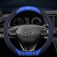Hyundai da bọc vô lăng 38cm đường kính Hyundai i10 kona Getz Accent Elantra Sonata Tucson i30 Santaf