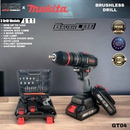 Bor baterai MAKITA 48V 13mm brushless GT04 baterai impact drill
