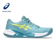 ASICS Women GEL-CHALLENGER 14 Tennis Shoes in Gris Blue/Safety Yellow