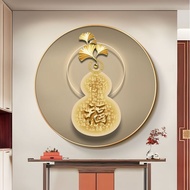 Gourd Decorative Painting Round Baifu Chart Entrance Meaning Entrance Painting Corridor Aisle Chines