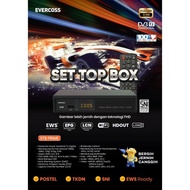 NEW Set Top Box PRIME EVERCOSS TV Digital receiver Full HD TERLENGKAP