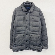 FRED PERRY羽絨服，深灰色，XL 碼，古著。