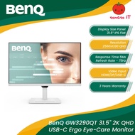 BENQ GW3290QT 31.5" 2K QHD USB-C Ergonomic Eye-Care Monitor