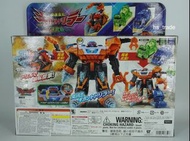 Bandai 魔進戰隊 魔進合體系列 DX 巨神鑽機 魔進鑽岩機 連 垃圾車 混凝土車 武裝套裝 全新未開封