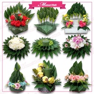 (BOLEH CUSTOM) Artificial Sirih Junjung Siap Gubah Bekas Cincin Hantaran Kahwin Tunang Daun Sirih Ti