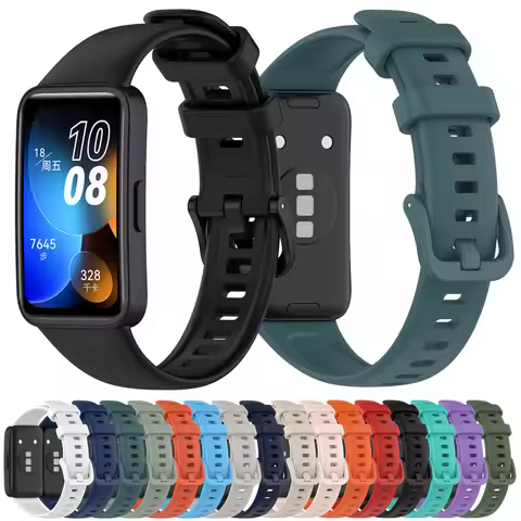 For Huawei Band 8 Smartwatch Strap Correa Silicone Wristband Bracelet Watchband ремешок на Huawei Ba