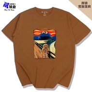 Warehouse No. 2 Biscuit Monster Sesame Street Gingerbread Man Thick Pound Dropped Shoulder Short T K