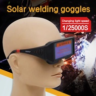 YOOGOO Solar Powered Auto Darkening Welding Glass Photoelectric Mask Kacamata Kacamata Welding Kacam