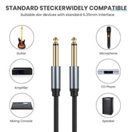 BTM Instrument Cable 6 35  Cable Cord 6 35mm Mono Jack 1 4 TS Aux Cable Line for Guitar Mixers Amplifier Speaker