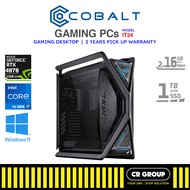 Cobalt Gaming Desktop PC IT24 - Intel i7-14700F - GeForce RTX4070S 12GB - 32GB DDR5 - 1TB SSD (2Yrs Pickup)