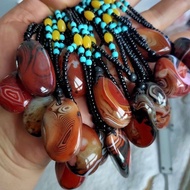 Large Small Size Natural Tangled Agate Ornaments Small Handle Rough Stone Agate Piece Agate Tangled 