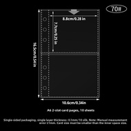 PAMPAS | A6 Size Glitter Star PVC Collectible Binder Organizer 6-ring