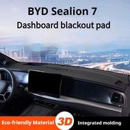 For BYD Sealion 7 Center Console UV Protection Dashboard Cover Suede Leather Anti-Slip Central Contr