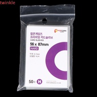 XINYUE Korea Card Sleeves, Acid Free Ultra-thin Clear Photo Card Sleeve, Holographic Protector Wear-