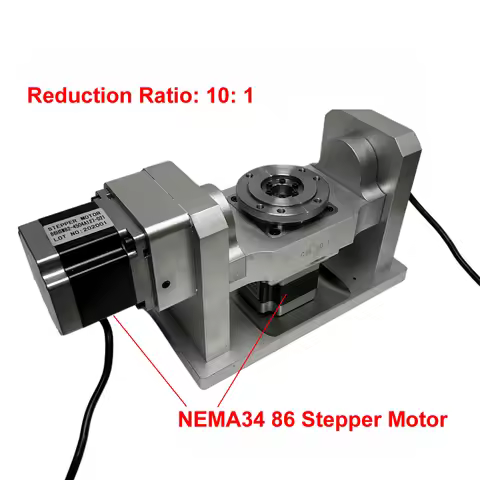 Planetary Reducer Planetary Gearbox 4th 5th Rotary Axis NEMA 34 CNC Dividing Head Reduction Ratio 10