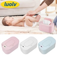 LUOLV Wet Wipe Warmer, Plastic Large Capacity Wipes Heater, Portable Constant Temperature USB Powere