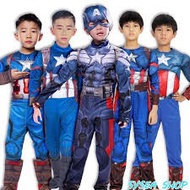 Set Kostum Baju Super Hero Kanak Kanak Lelaki/Kids Boys T-Shirt Pant Superhero Costume Halloween