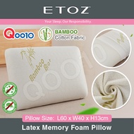 ETOZ Alternative Latex Pillow- Latex Feel Pillow- Anti Dust-mites Treated- Memory Foam Pillow