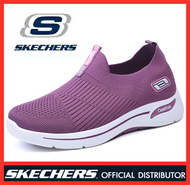 SKECHERS_Gowalk JOY-รองเท้าสตรีรองเท้าลำลองผู้หญิงรองเท้าผ้าใบผู้หญิงสีชมพู