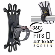 360 Degree Rotation phone holder Motorcycle bicycle baby carriage mobile phone holder clamp pipe holder