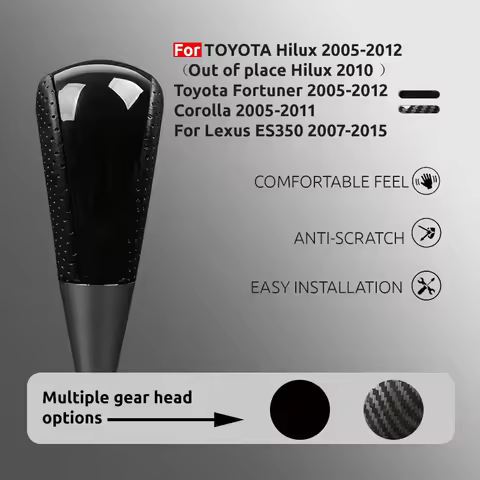 Car Gear Shift Knob For Toyota Hilux MK6 MK7 Vigo Revo pickup truck 4Runner Surf Tacoma Lever Venza