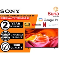 (Free Delivery Penang,Kedah & Perlis) Sony 43/50/55/65 Inch 4K UHD HDR Google TV KD-43X75K KD-50X75K