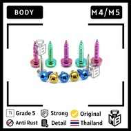 Titanium Body Bolts Titanium Bolts Coarse Thread Titanium Material Ti-6Al-4V Corrosion Resistant