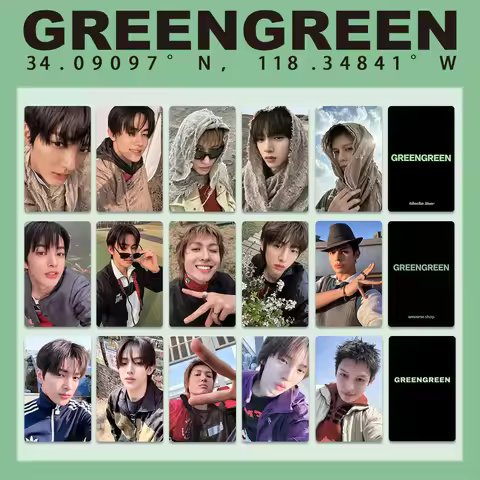 6 photos of CORTIS GREENGREEN JAMES MARTIN Lomo printing cards, Lomo card fan collection printing ca