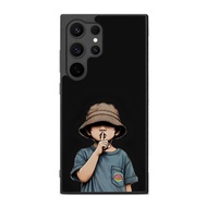 Samsung Galaxy S25 S24 S23 S22 S21 S20 Note 20 10 Ultra Plus FE Edge Please Case Silent Boy D0114