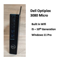 DELL i5 PC Desktop OptiPlex 3080 Micro Intel Core i5 10th Gen Original Refurbished / SG Seller
