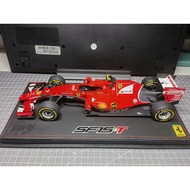 [Ready Stock] 1/18 BBR Ferrari Ferrari F1 SF15-T Kimi Resin Car Model with Base Display Box Original