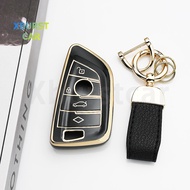 3 4 Buttons TPU Car Remote Key Case Cover Shell Fob for BMW X1 X3 X5 X6 X7 1 3 5 6 7 Series G20 G30 