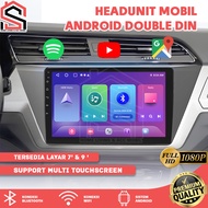 Headunit Carplay MJ Android Double Din Tape Car HeadUnit iOS 4+64GB/Head Unit Car Audio Player Carplay Player 7inch/9inch