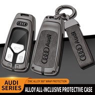 [Ready Stock]Car key case for Audi A4 B9 A5 A6L A6 S4 S5 S7 metal leather new style