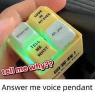 personalised keychain cool keychain Answer me generator new answer me pronunciation button voice but